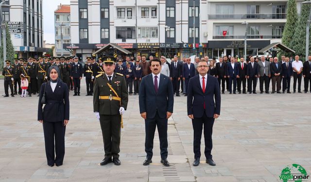 Karapınar'da 30 Ağustos Zafer Bayramı'nın 104. Yıl Dönümü Kutlandı