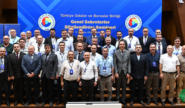 Karapınar Ticaret Borsası, TOBB Genel Sekreterler Bilgilendirme Semineri’ne Katıldı