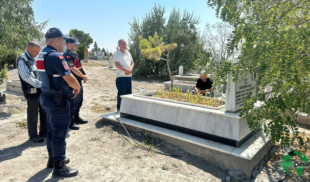 Karapınar’da Şehit Kabirleri Dualarla Ziyaret Edildi