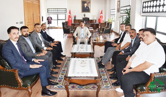 MHP Karapınar İlçe Teşkilatından Kaymakam Öztürk’e Ziyaret