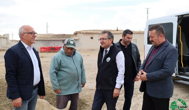Karapınar’da kırsal yollar için 13 kilometrelik asfalt çalışması başlatıldı