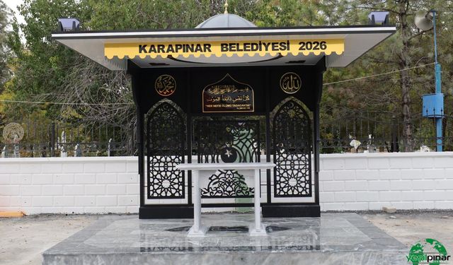 Karapınar’da mezarlıklarda bakım ve yenileme çalışmaları sürüyor