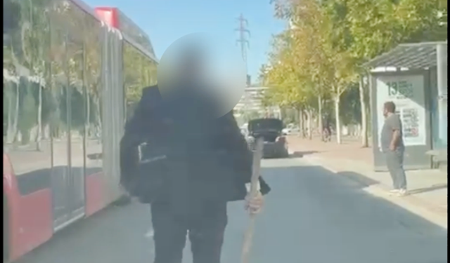 Konya’da Trafikte Sopa ile Saldırı Girişiminde Bulunan Şüpheli Yakalandı