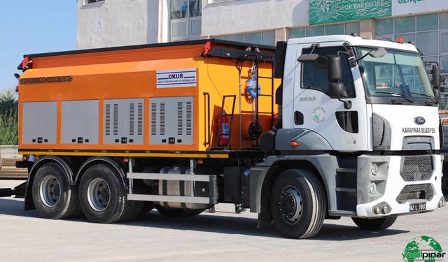 Karapınar Belediyesi Araç Filosuna Tam Donanımlı Asfalt Yama Robotu Kazandırdı
