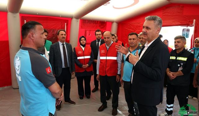 Konya’da Deprem Tatbikatı: Meram Devlet Hastanesi Afet Hastanesine Dönüştürüldü