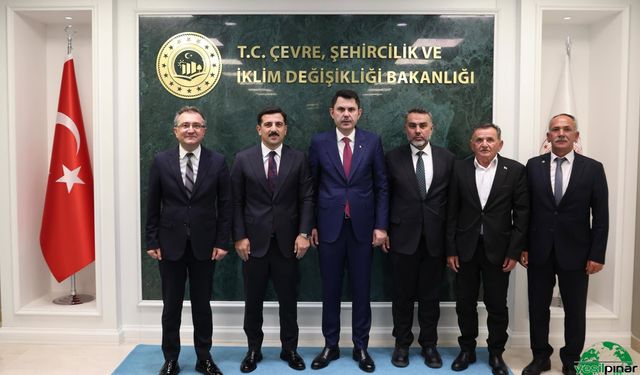 Kaymakam Öztürk ve Başkan Önal’dan Bakan Murat Kurum’a Ziyaret
