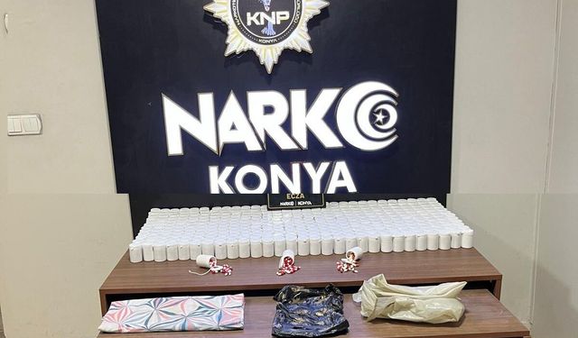 Konya’da uy-u-ş-turucu operasyonu: 8 şüpheli gözaltına alındı