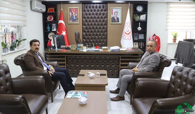 Karapınar Kaymakamı Öztürk’ten Aile ve Sosyal Hizmetler İl Müdürü Topal’a Ziyaret