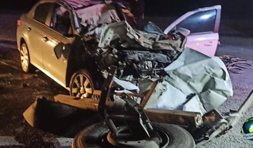 Trafik Kazası : Suriye Uyruklu Bir Kişi Ağır Yaralandı