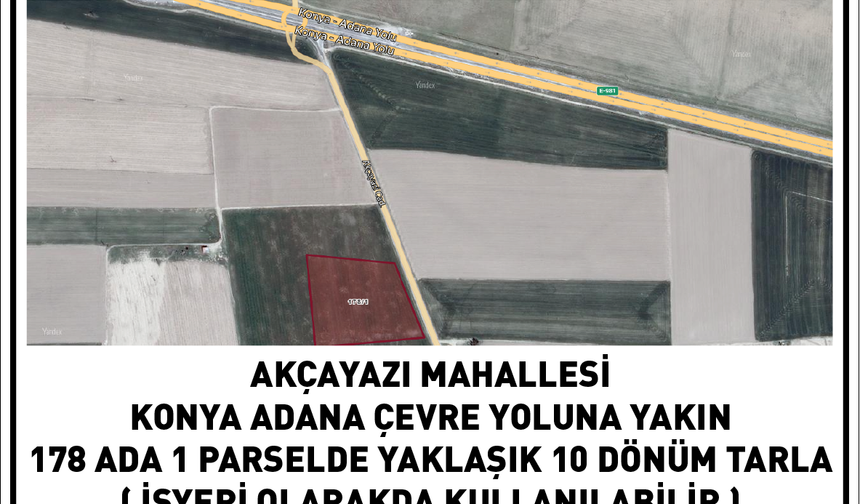 SATILIK TARLA