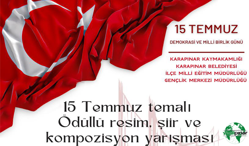 15 Temmuz Demokrasi ve Milli Birlik Günü  Kompozisyon Yarışması Düzenlenecek  