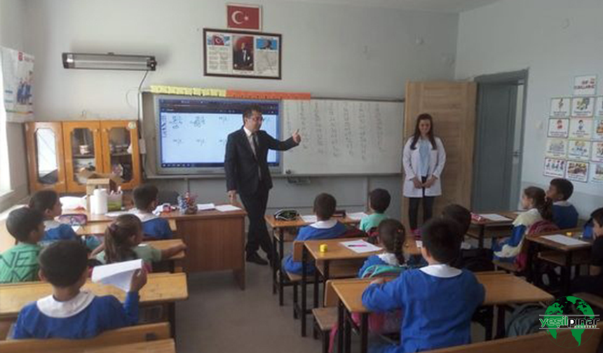 İlçe Milli Eğitim Müdürü İbrahim ÖNAL Birleştirilmiş Sınıflı İlkokullarımızı Ziyaret Etti