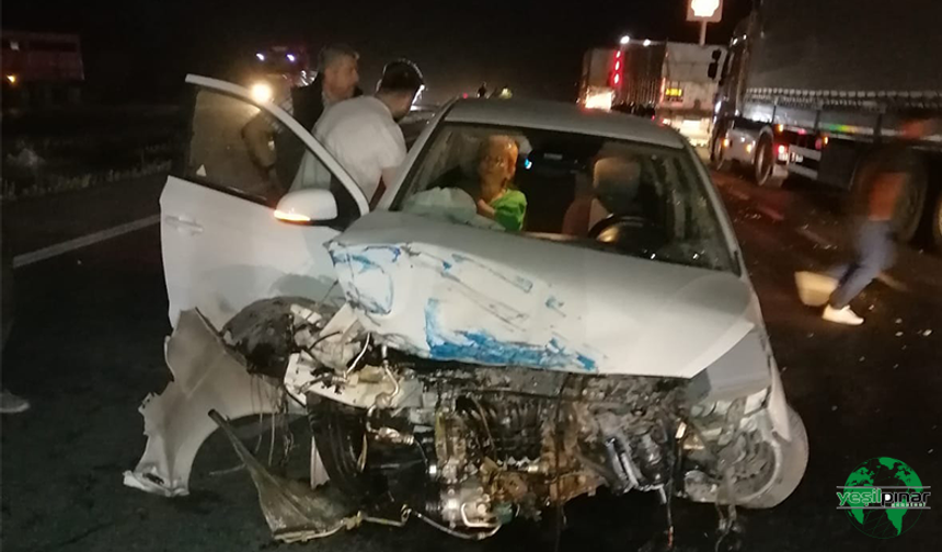 Karapınar-Ereğli kara yolunun Trafik Kazası : 4 Yaralı