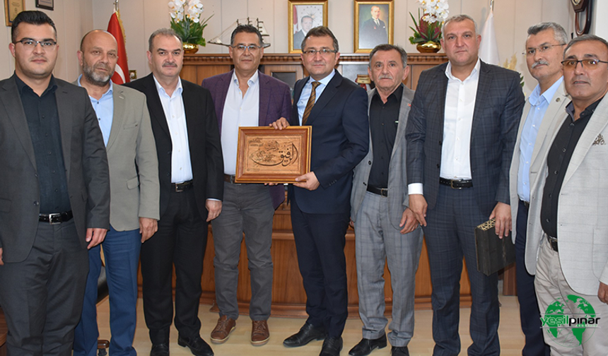 Hotamış Yöresi Türkmen Ocağı Derneği Karapınar’da Ziyaretlerde Bulundu