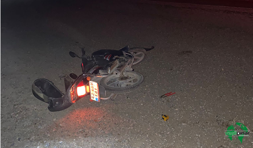 Karapınar'da Meydana Gelen Trafik Kazasında 1 Kişi Yaralandı