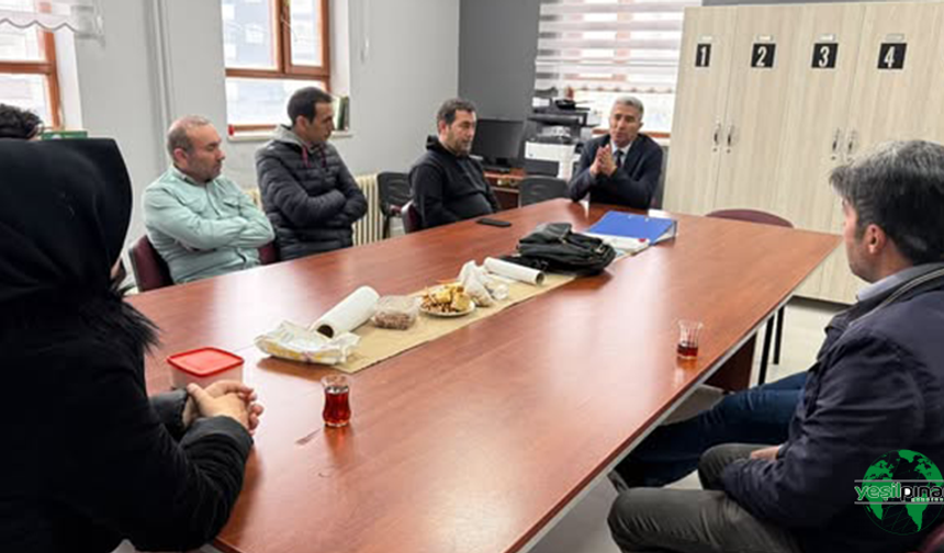 İlçe Millî Eğitim Müdürü Sonkaya'dan Karapınar İmam Hatip Ortaokulu'na Ziyaret