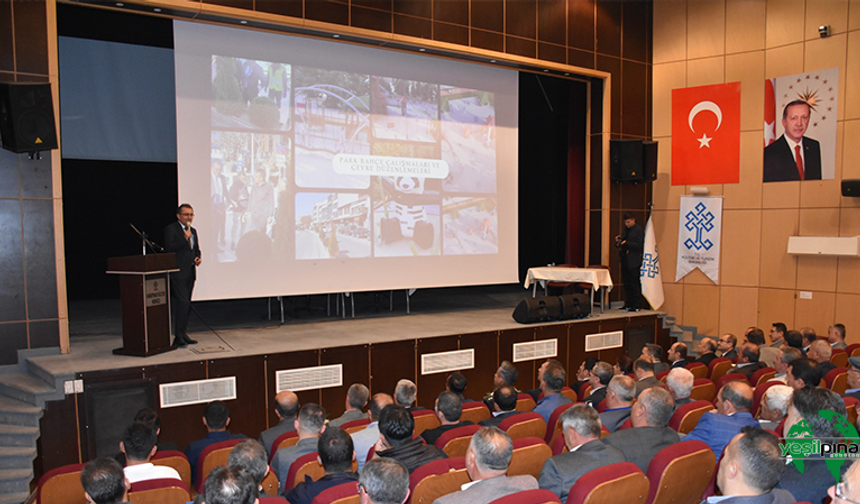 Kaymakam ve Belediye Başkanı Muhtarlarla Bir Araya Geldi