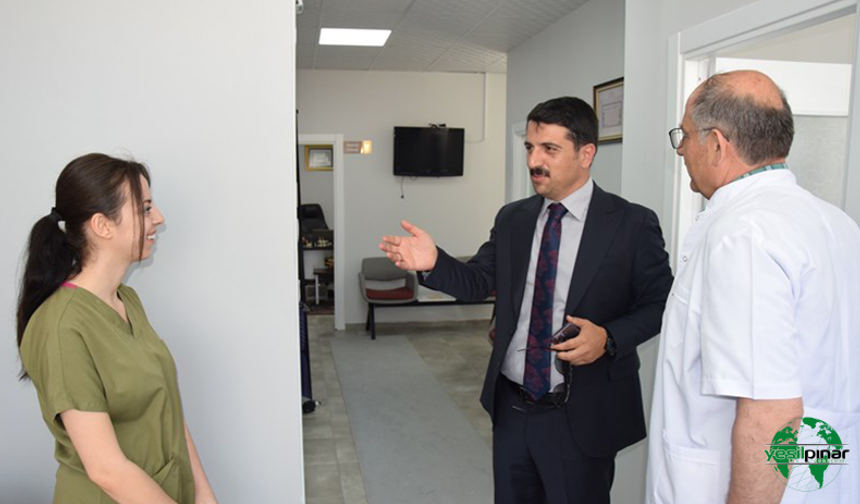 Kaymakam Öztürk ve Başkanı Önal’dan Mehmet Yaka’ya Anlamlı Ziyaret