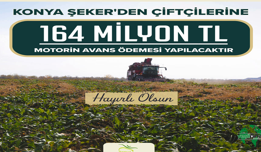 Konya Şeker'den Avans Müjdesi