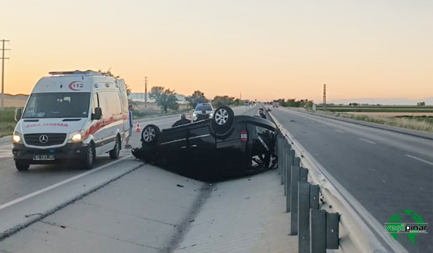 Karapınar’da Trafik Kazası: 1 Ölü, 2 Yaralı