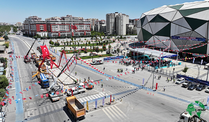 Stadyum–Şehir Hastanesi Tramvay Hattı 2. Etabının Temeli Atıldı