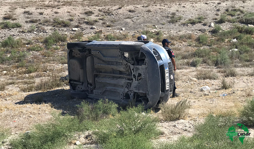 Ereğli’de Otomobil Takla Attı: 5 Yaralı