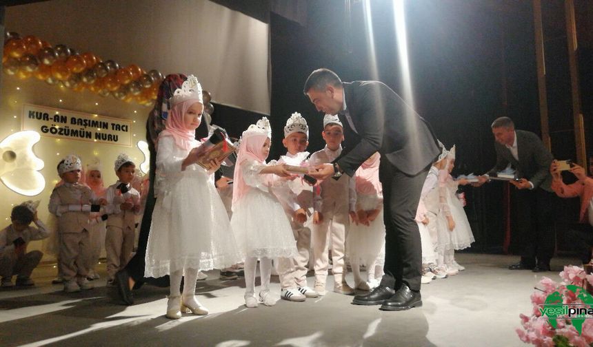 Karapınar’da 4-6 Yaş Kur’an Kursları Yıl Sonu Coşkusu Yaşandı