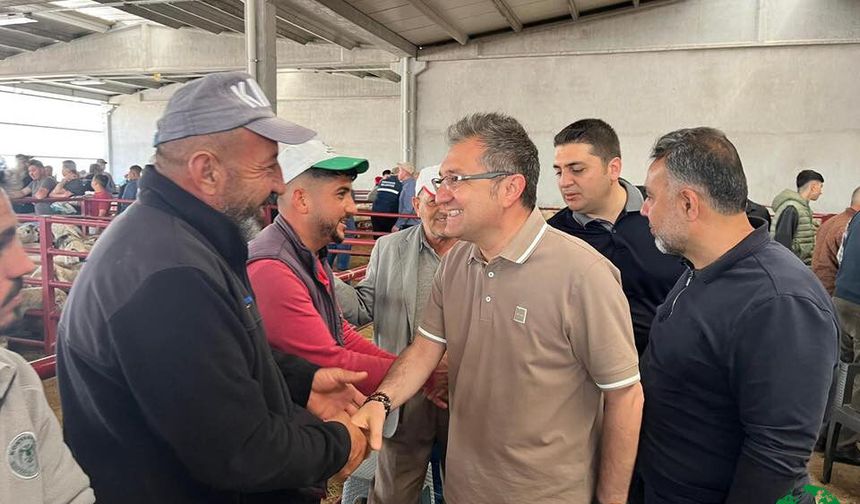 Kurban Bayramı Öncesi Canlı Hayvan Pazarında Yoğunluk Yaşanıyor