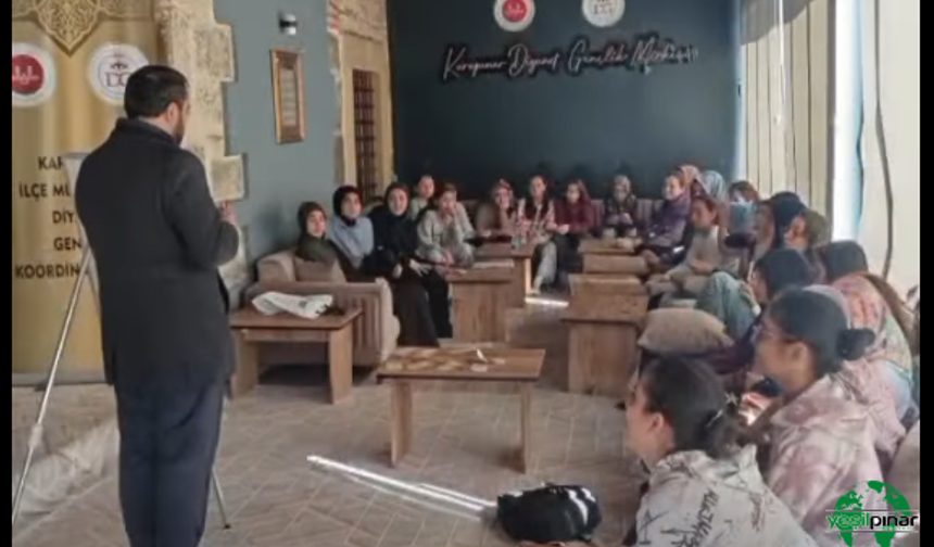 Karapınar Müftülüğü Diyanet Gençlik Merkezi’nde Gençlik Buluşmaları Tamamlandı