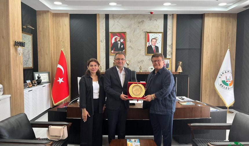 Karapınar Tarım, Gıda ve Hayvancılık Fuarı’na Katkı Sağlayanlara Teşekkür Ziyareti ve Plaket Takdimi