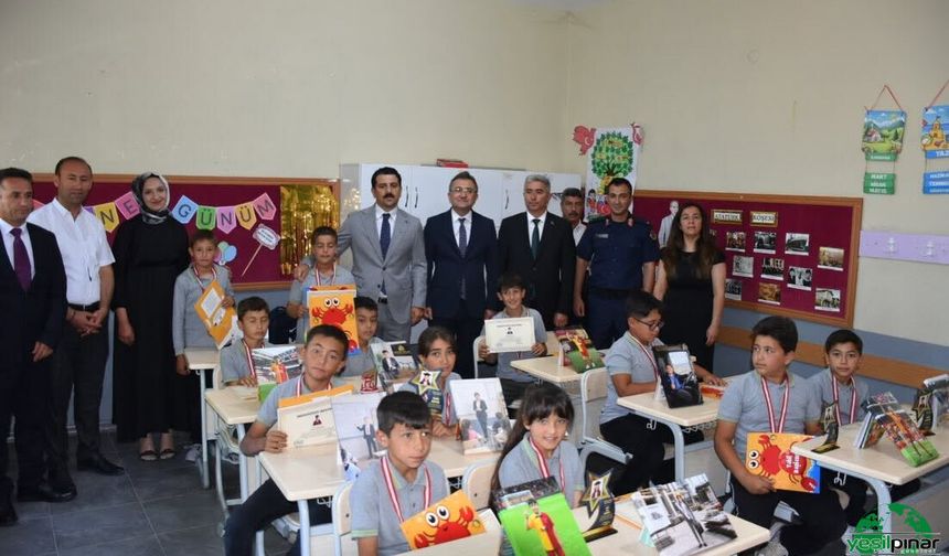 Güzelkışla İlkokulu ve Ortaokulu’nda Karne Sevinci Paylaşıldı