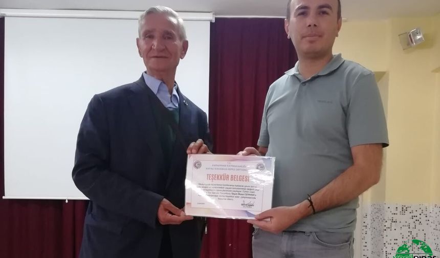 TEMA Vakfı İlçe Gönüllü Sorumlusu Musa CEYHAN KEPEZ İlkokul ve Ortaokulu’nu Ziyaret Etti
