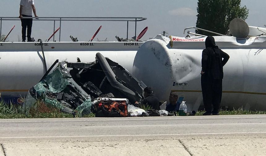 Ereğli’de Tanker Şarampole Devrildi: 1 Yaralı
