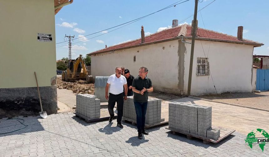 Karapınar Belediyesi Karakışla Mahallesi'nde Çalışmalarını Aralıksız Sürdürüyor