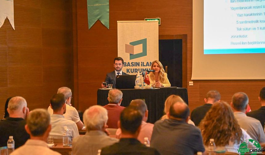 Basın İlan Kurumu'nun Uygulamalı Mevzuat Eğitiminin Sekizinci Durağı Konya Oldu