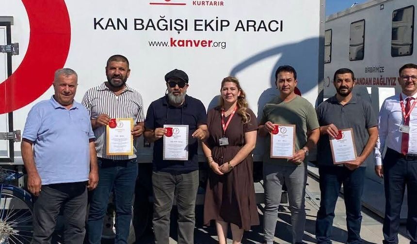 Karapınar’da Kan Bağışçılarına Madalya