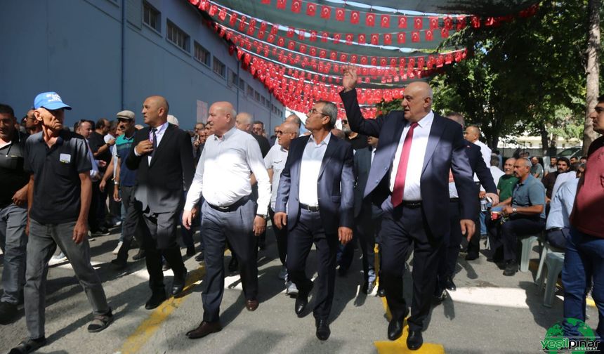 ÜRETİCİ ORTAKLARINDAN BAŞKAN ERKOYUNCU’YA GÜÇLÜ DESTEK!