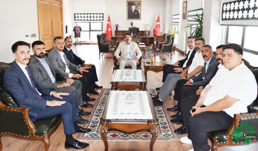 MHP Karapınar İlçe Teşkilatından Kaymakam Öztürk’e Ziyaret