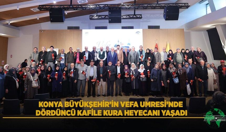Konya Büyükşehir’in Vefa Umresi’nde Dördüncü Kafile Kura Heyecanı Yaşadı