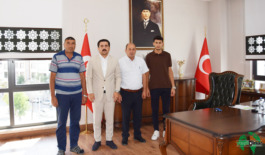 Mühimmat Sözleşmeli Er Hüseyin Uzundemir’in Ailesinden Kaymakam Öztürk’e Ziyaret