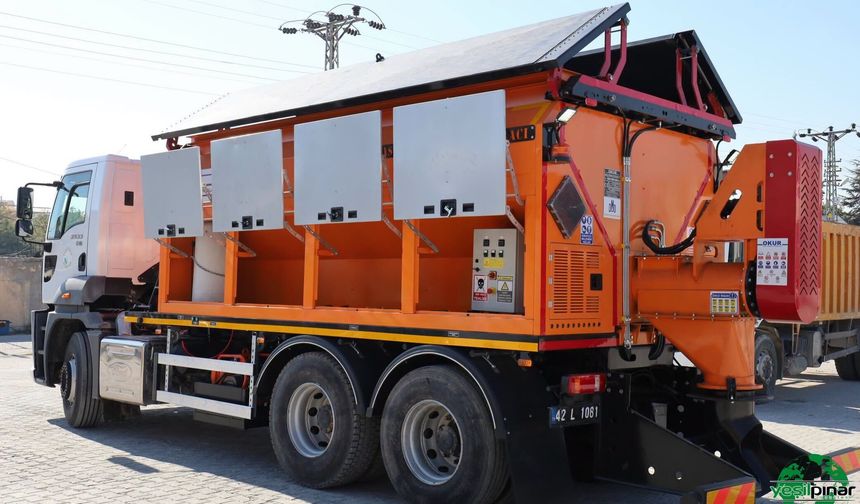 Karapınar Belediyesi Araç Filosuna Tam Donanımlı Asfalt Yama Robotu Kazandırdı