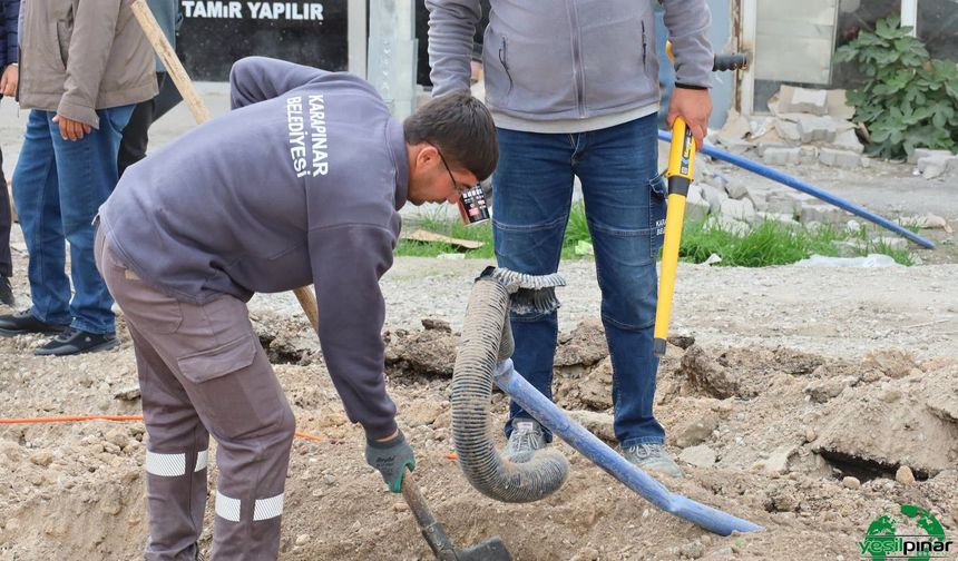 Karapınar’da Apak Mahallesi’nde Sıcak Asfalt Hazırlıkları Başladı