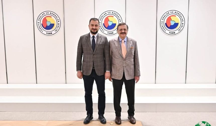 Karapınar TSO Yönetimi, Rifat Hisarcıklıoğlu’nu Ziyaret Etti