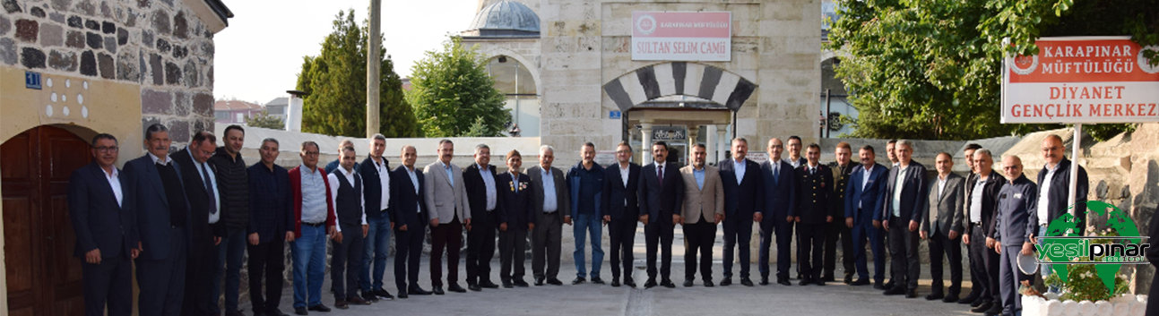 Karapınar Sultan Selim Camii’nde Bayram Coşkusu