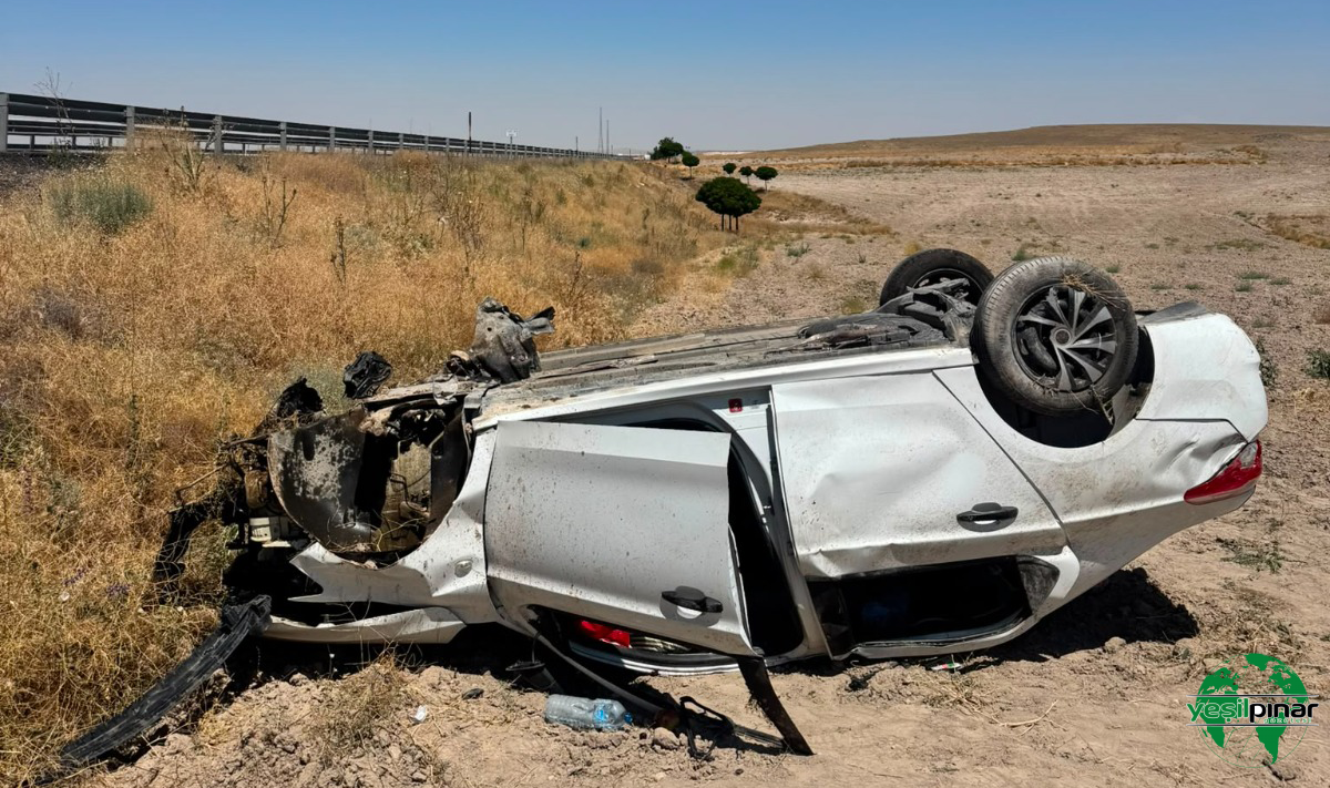 Bariyerlere Çarpan Otomobil Takla Attı: Aynı Aileden 5 Kişi Yaralandı