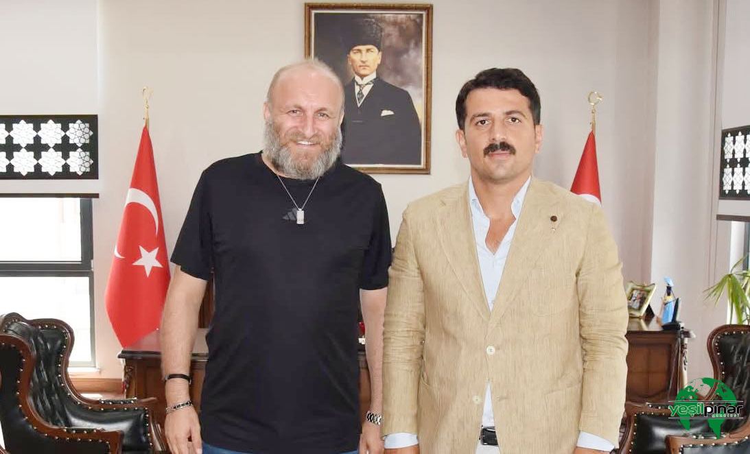 Sinema Oyuncusu Çetin Altay’dan Kaymakam Şenol Öztürk’e Ziyaret