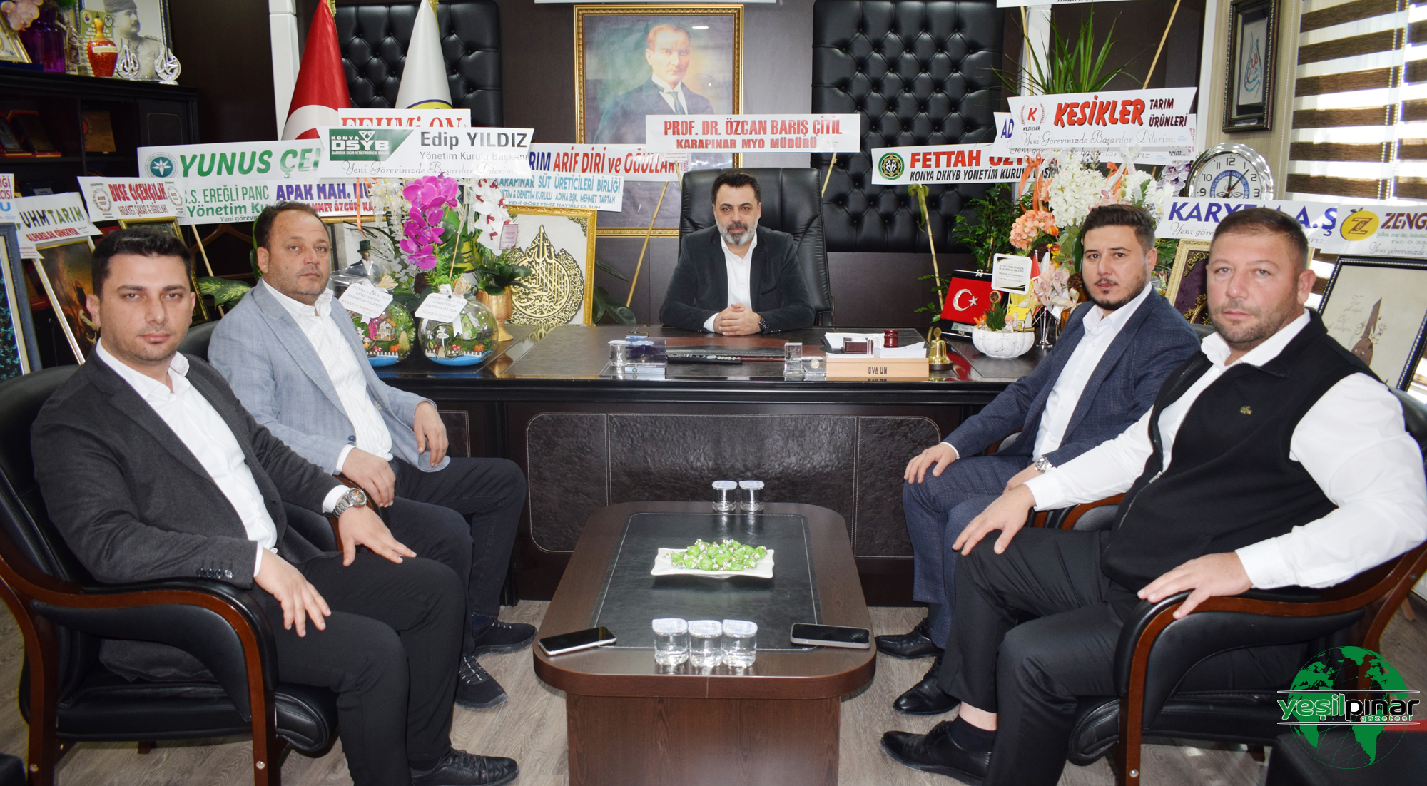Karapınar Ticaret Borsasında Yeni Dönem: Hamit Zengin Görevi Devraldı